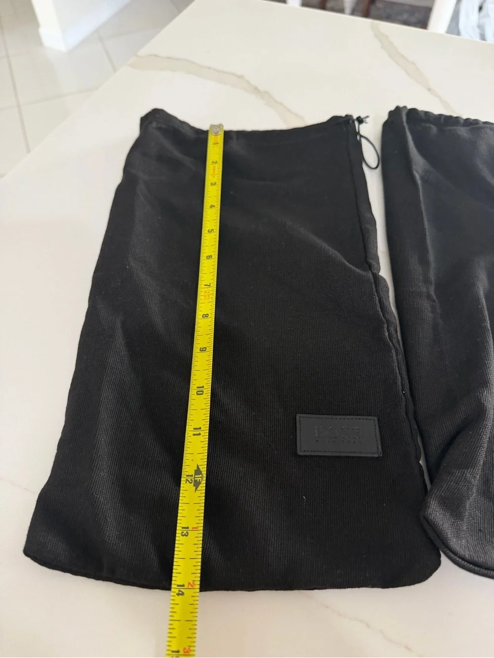 Genuine Set Of 2 Hugo Boss Black Dust Bags 7.5 X 14 Inches Shoes, Wallets